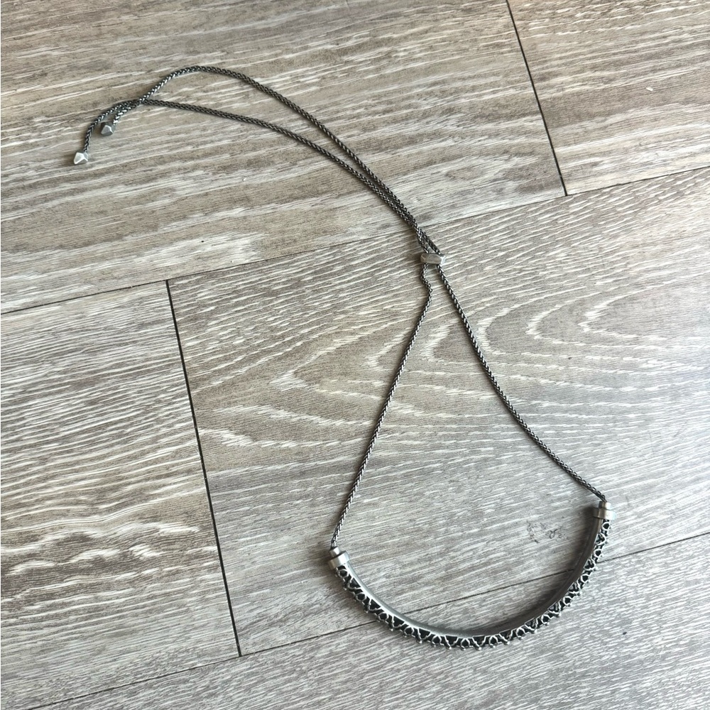 Kendra Scott Lucy Choker Necklace - antique silver